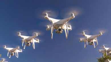 7158216 swarm drone