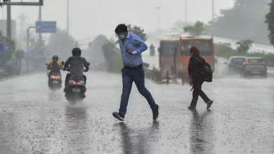 Delhi rain